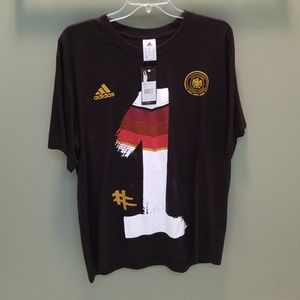 Rare! Adidas Germany World Cup Champions Tee